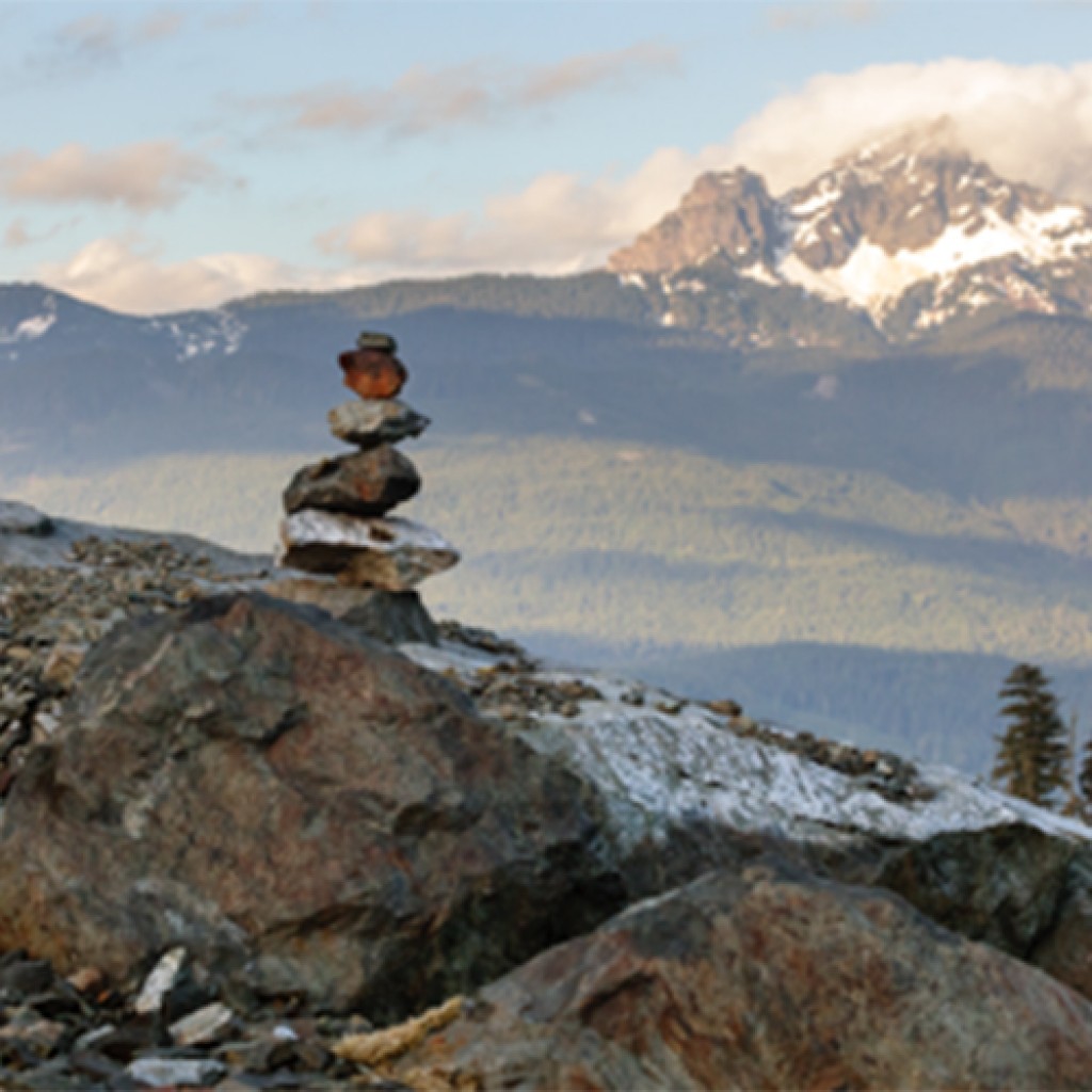 Cairn Overlooking The Stillaguamish Valley