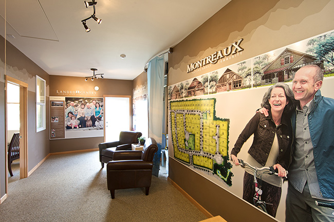 Landed Gentry Montreaux Interior Graphics and Signage