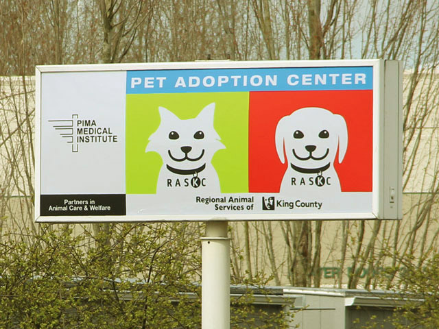 Regional Animal Services of King County (RASKC) Signage