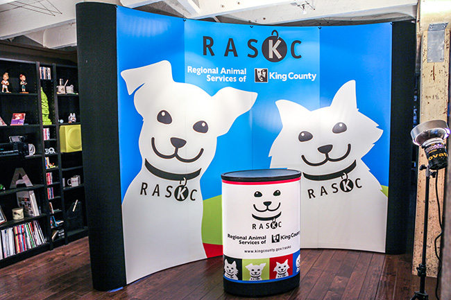 Regional Animal Services of King County (RASKC) Tradeshow Booth