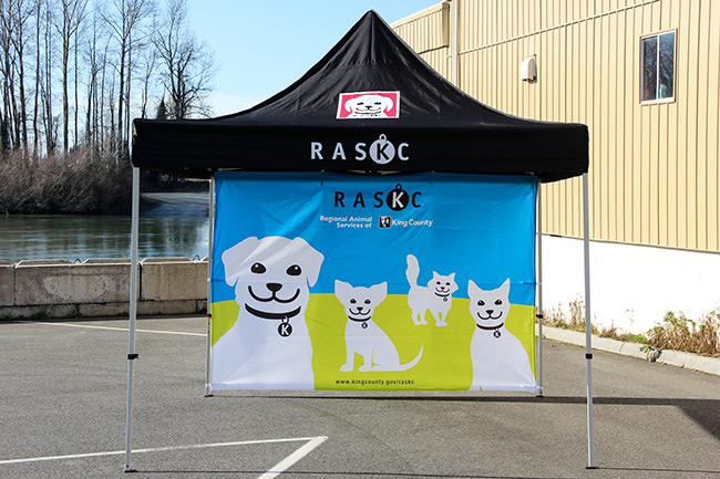 Regional Animal Services of King County (RASKC) Tent