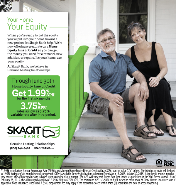 Skagit Bank Home Equity Lines of Credit Campaign Ad