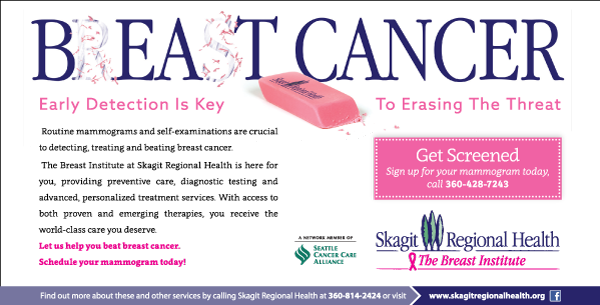 Skagit Regional Health Erase Breast Cancer Campaign